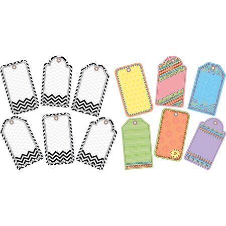 Barker Creek Tag! You're It & Black Tie Affair Accents Set, Multi-Design Set, 72/Set 3722